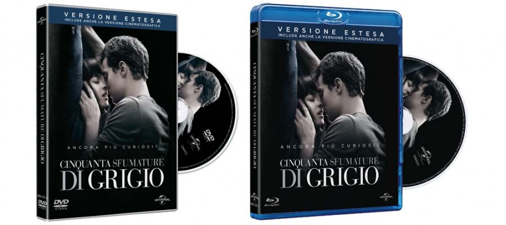 Locandina italiana DVD e BLU RAY Cinquanta sfumature di grigio 